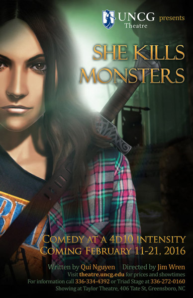 She Kills Monsters poster uncg
