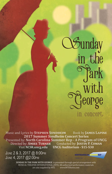 Sunday Park George poster uncg