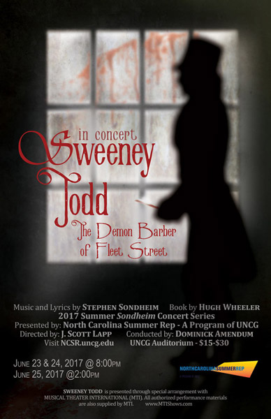 Sweeney Todd poster uncg